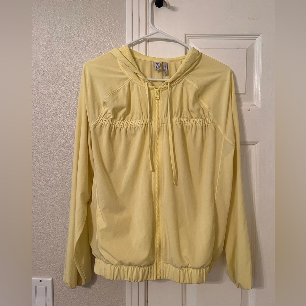 Zella Yellow lightweight Jacket size M